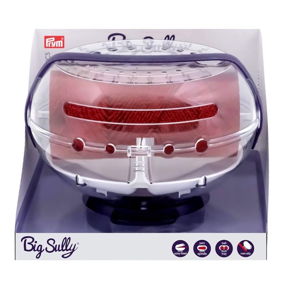 Prym Big Sully Portable Yarn Bowl Holder, Clear